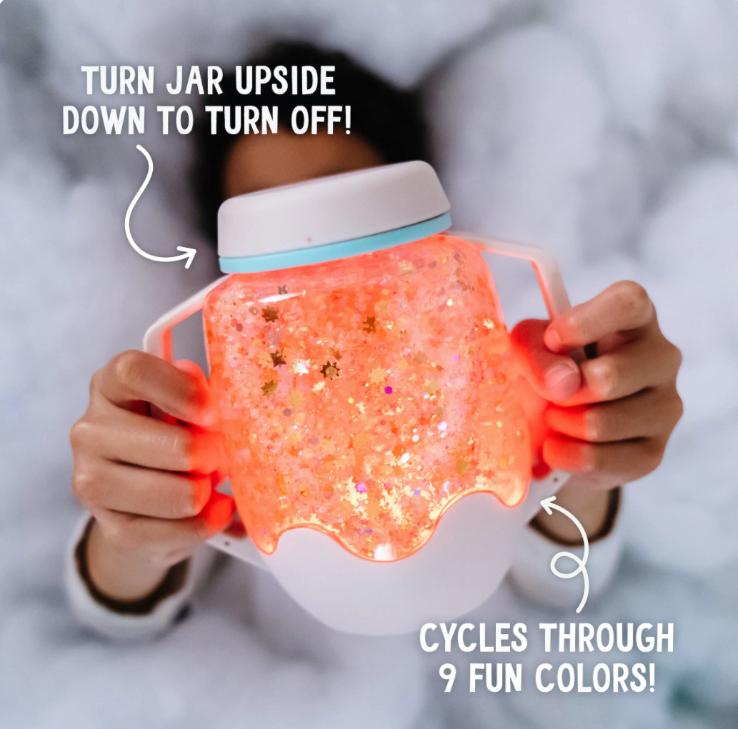 Sensory Play Jar + Outer Space Fun Filler