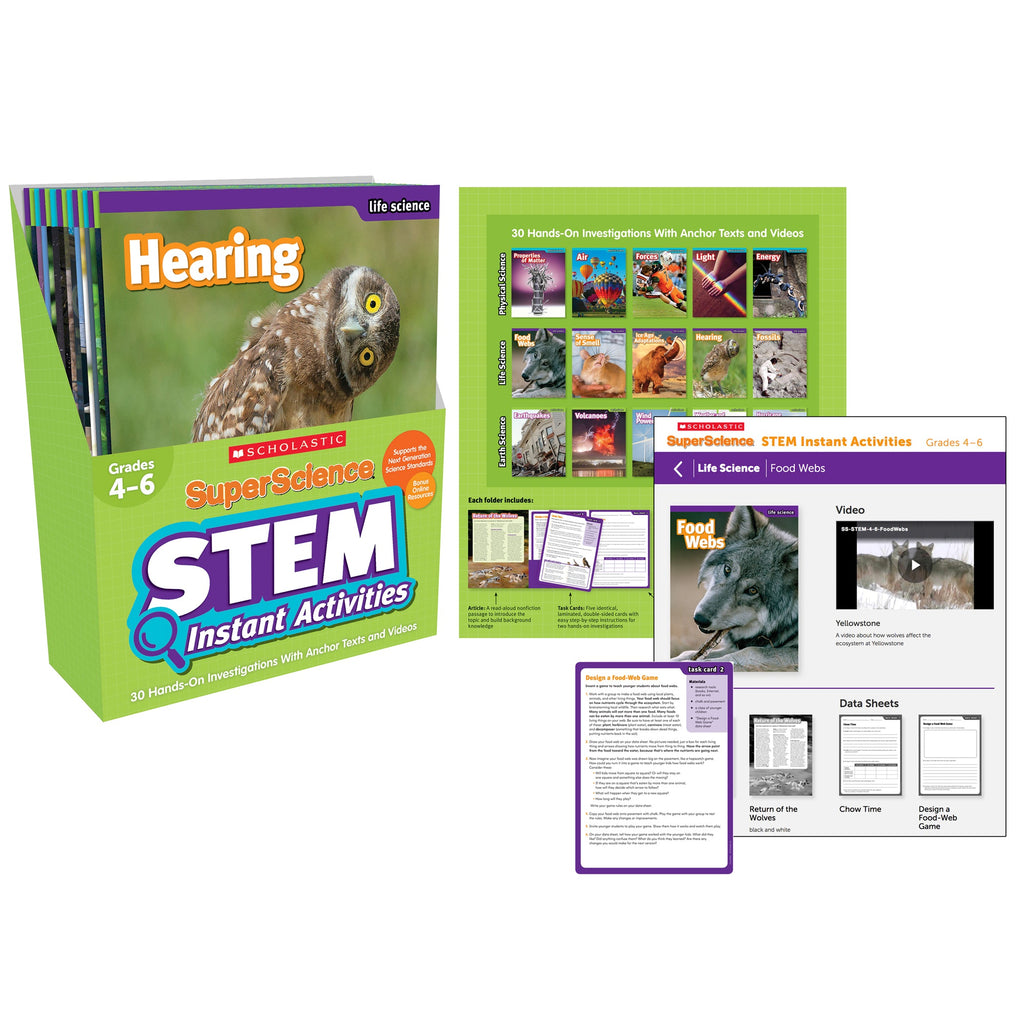 SuperScience STEM Instant Activities Grades 4-6 – The Sensory Site For ...