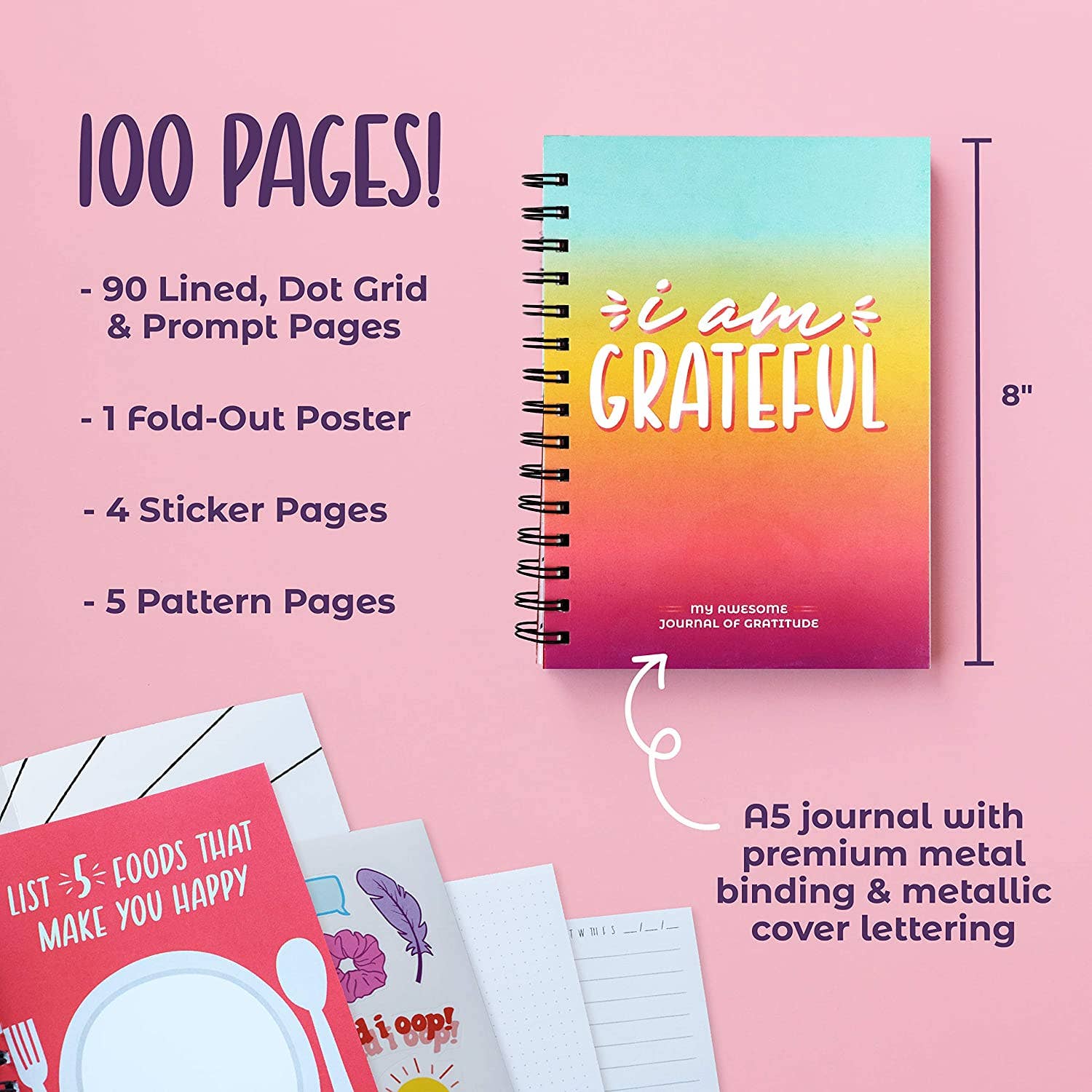 DIY Gratitude Affirmation Journal Set