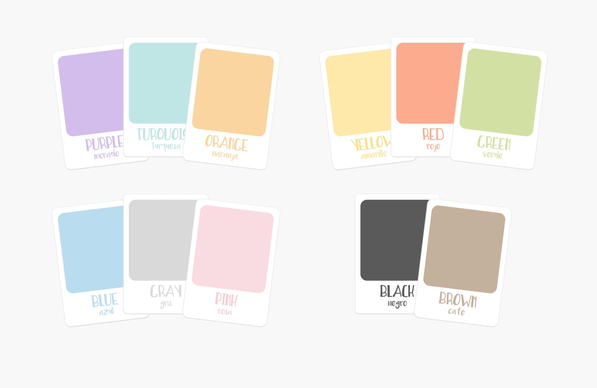 Montessori Flashcards Basics Bundle